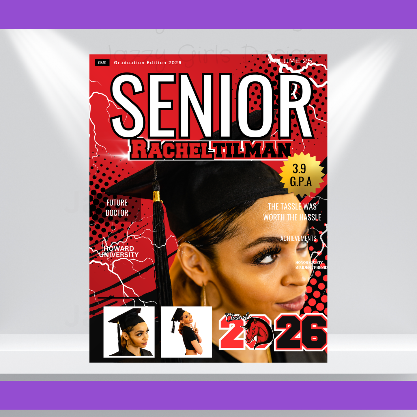 Custom Graduation Magazine Cover