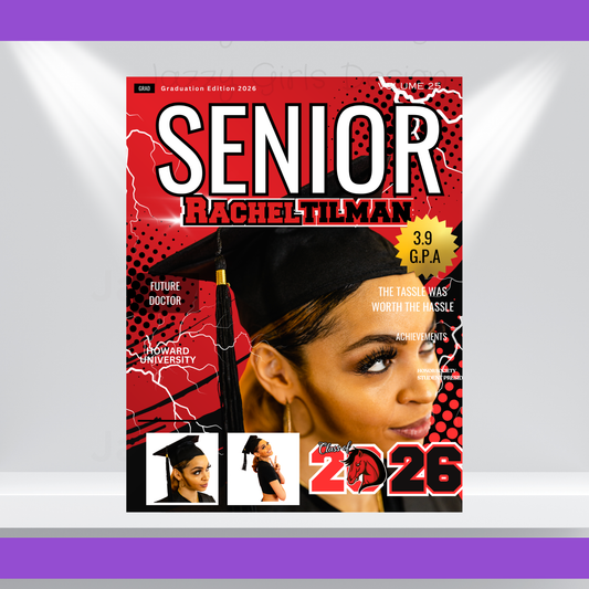 Custom Graduation Magazine Cover