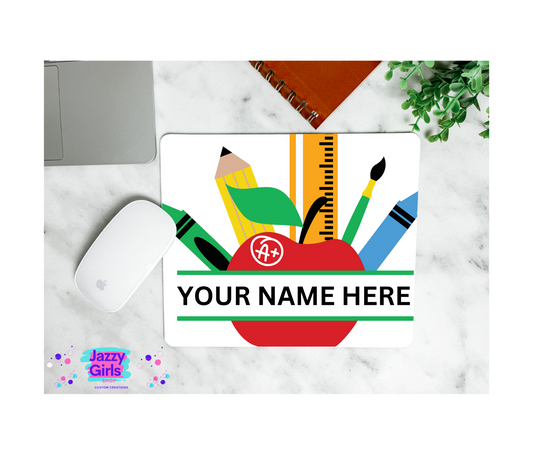 Personalized Back to School Mouse Pad