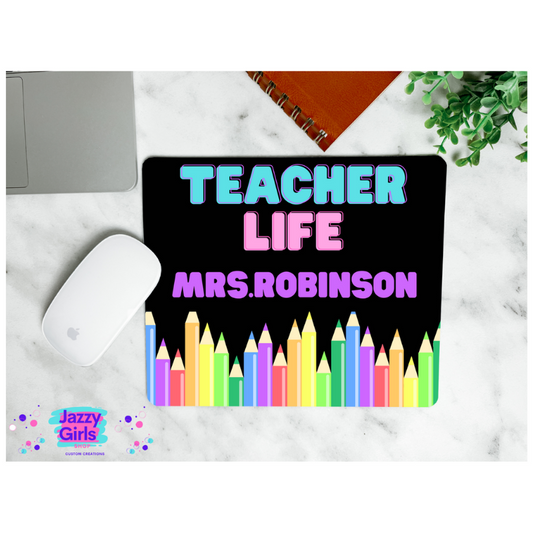 Personalized Colored Pencil Mouse Pad