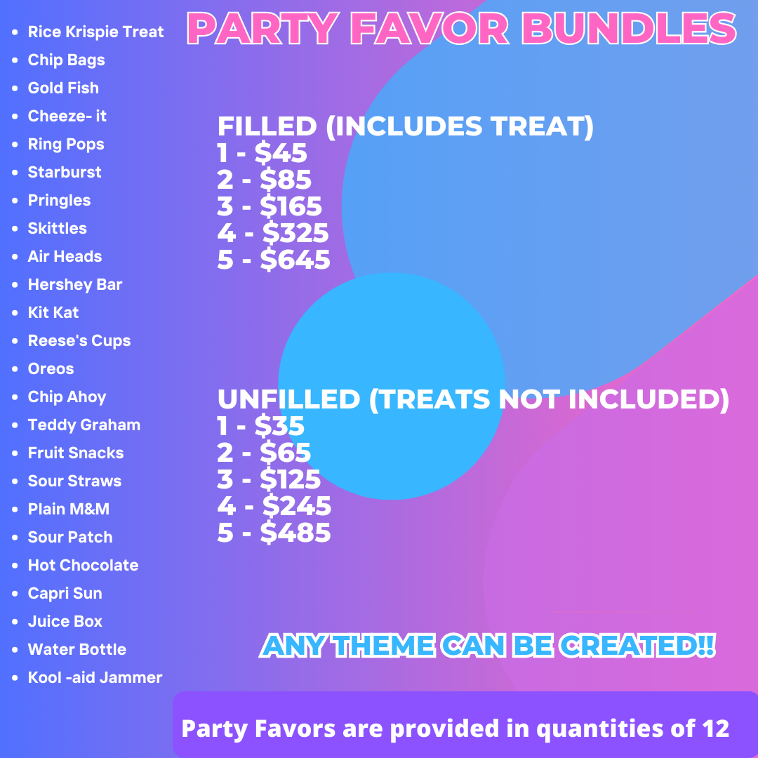 Party Favor Packages