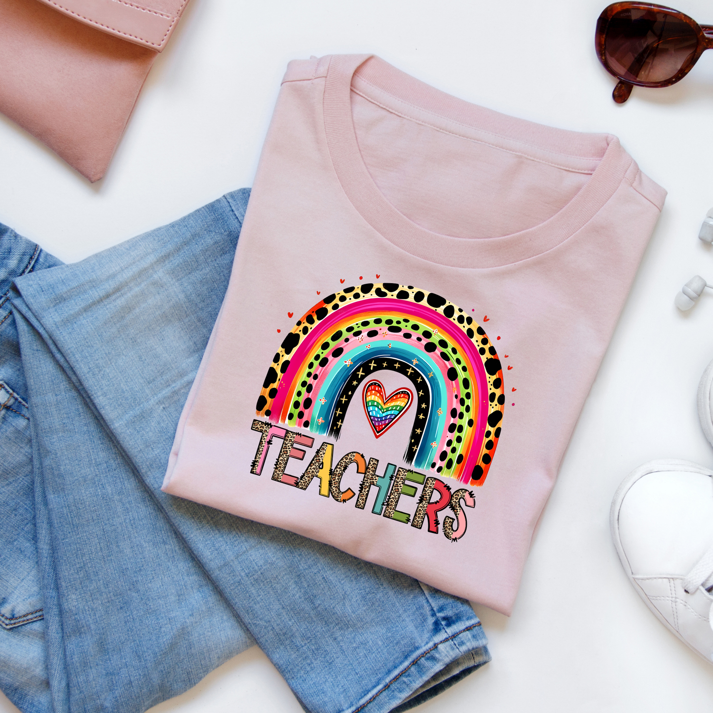 Rainbow Teacher Shirt