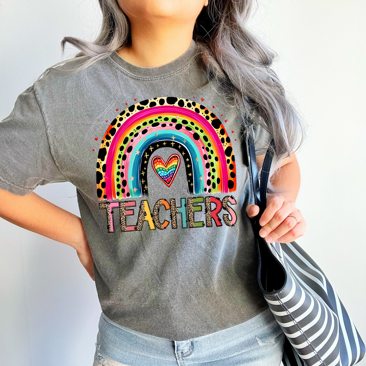 Rainbow Teacher Shirt