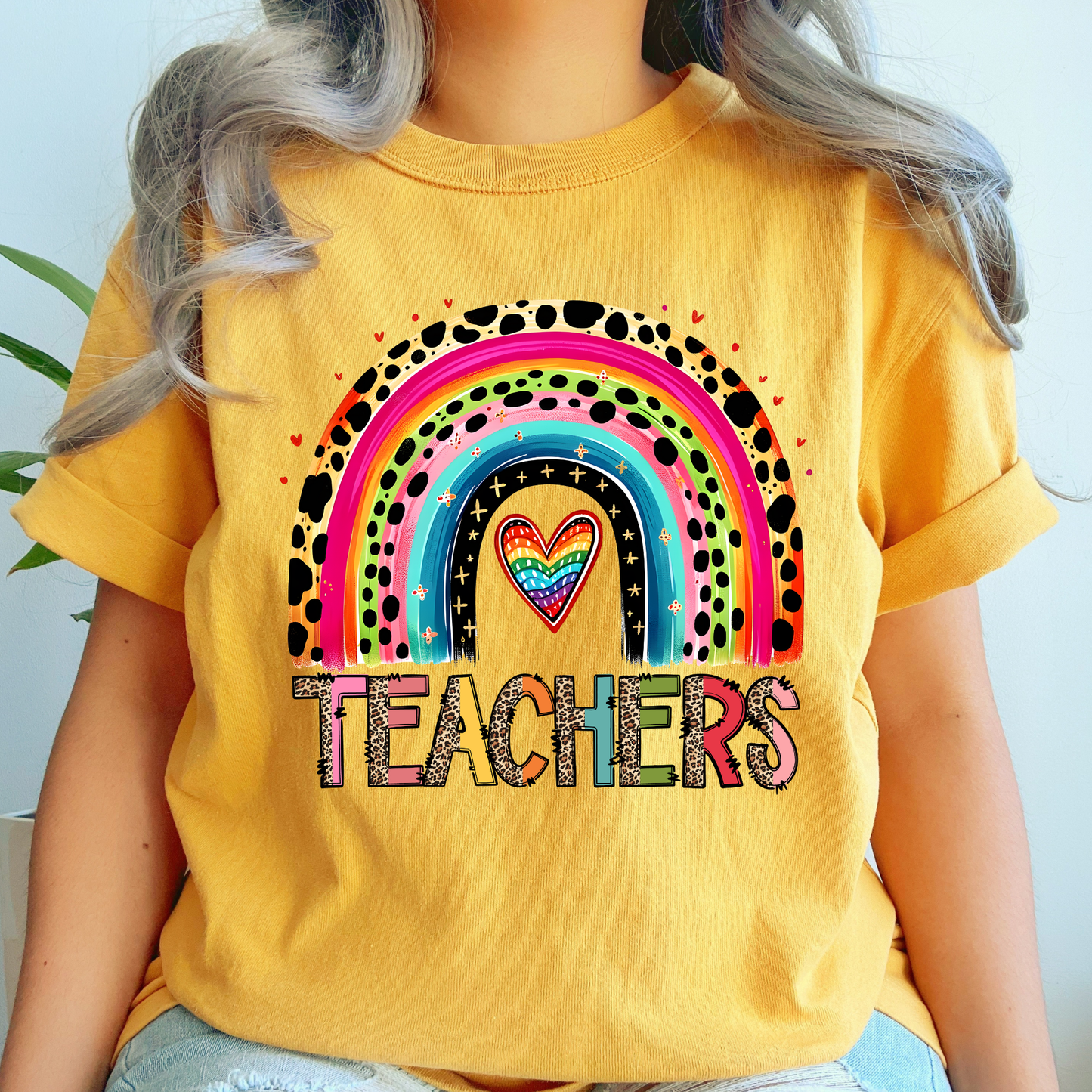 Rainbow Teacher Shirt