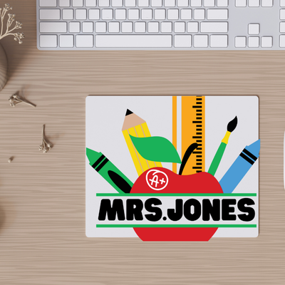 Custom School Apple Mouse Pad