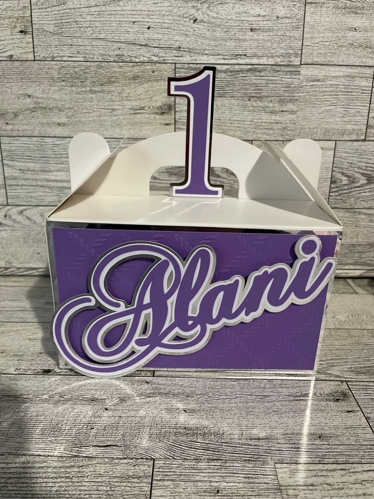 3D Party Favor Name Box