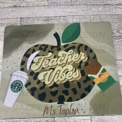 Coffee Themed Teacher Mousepad