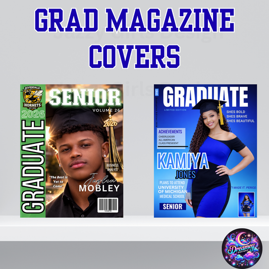 Custom Graduation Magazine Cover