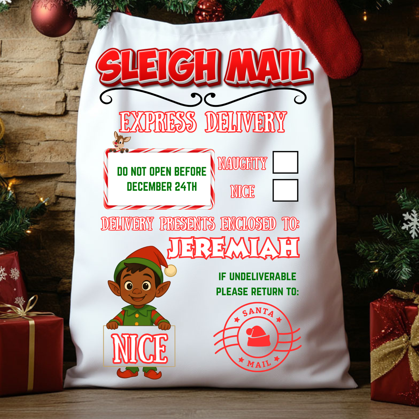 Custom Santa Sack
