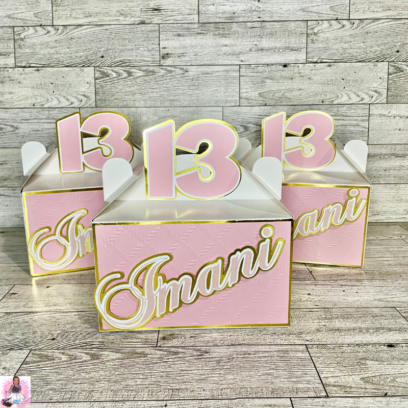 Personalized Favor Boxes