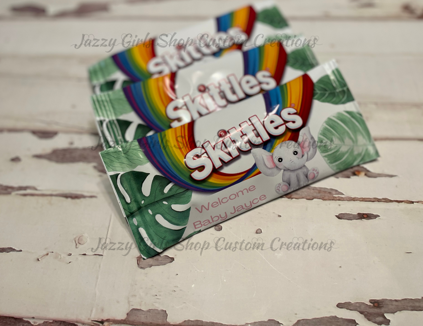 CUSTOM RAINBOW CANDY WRAPPER