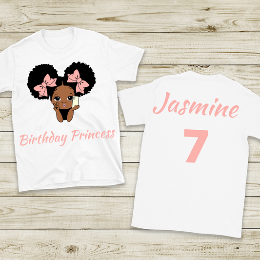 Custom Girls Birthday Shirt