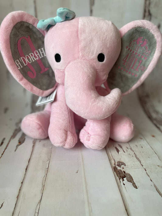 Birth Announcement Elephant