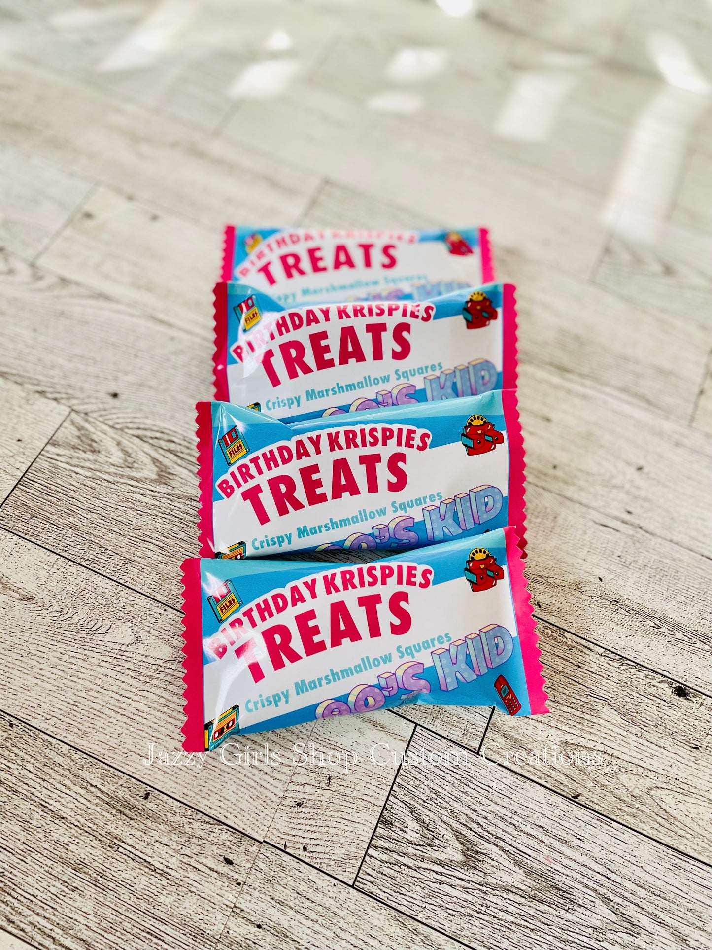 CUSTOM KRISPIE TREAT WRAPPERS