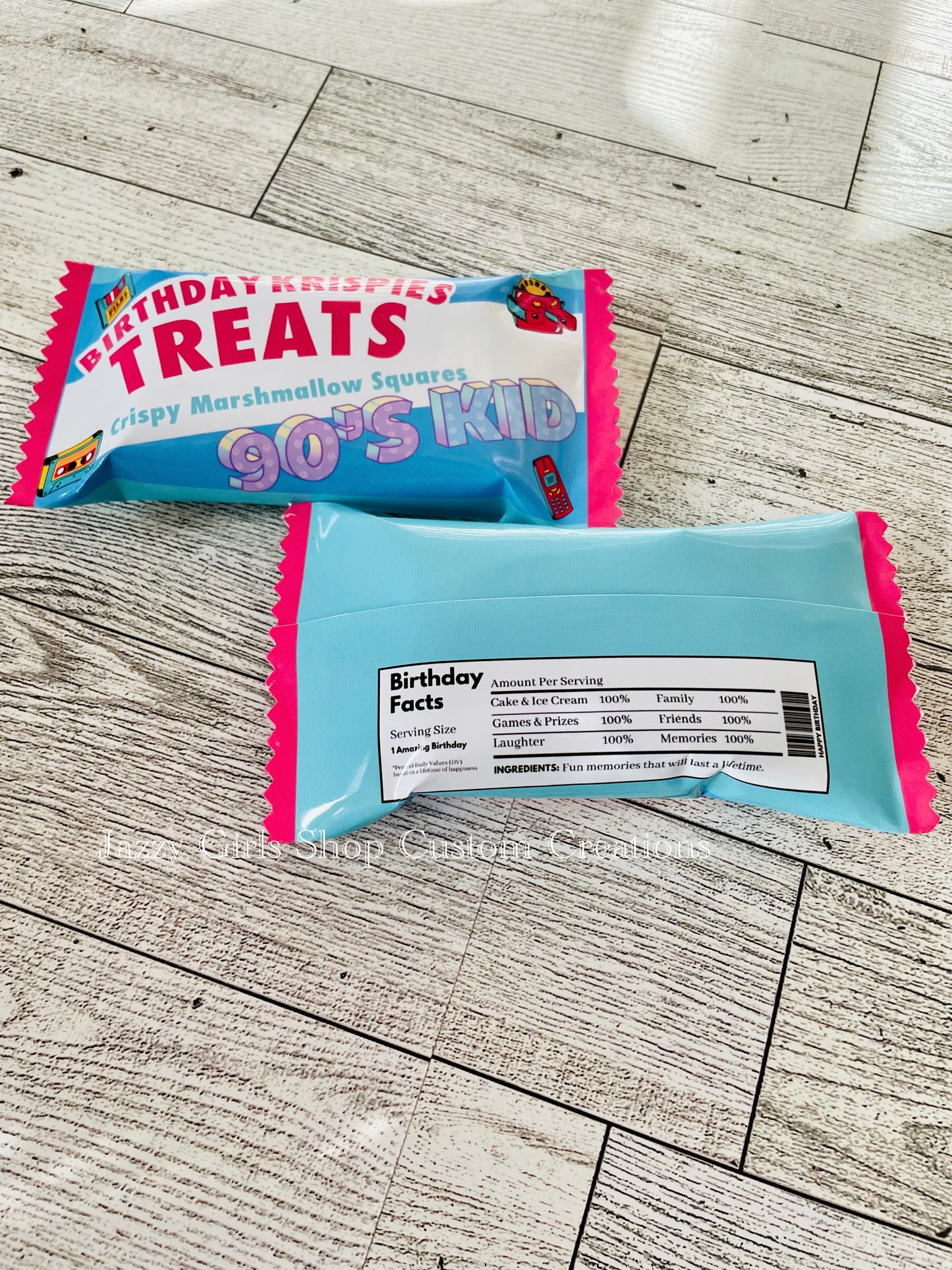 CUSTOM KRISPIE TREAT WRAPPERS